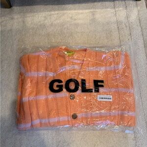 Golf Wang Orange & Pink Knit Cardigan